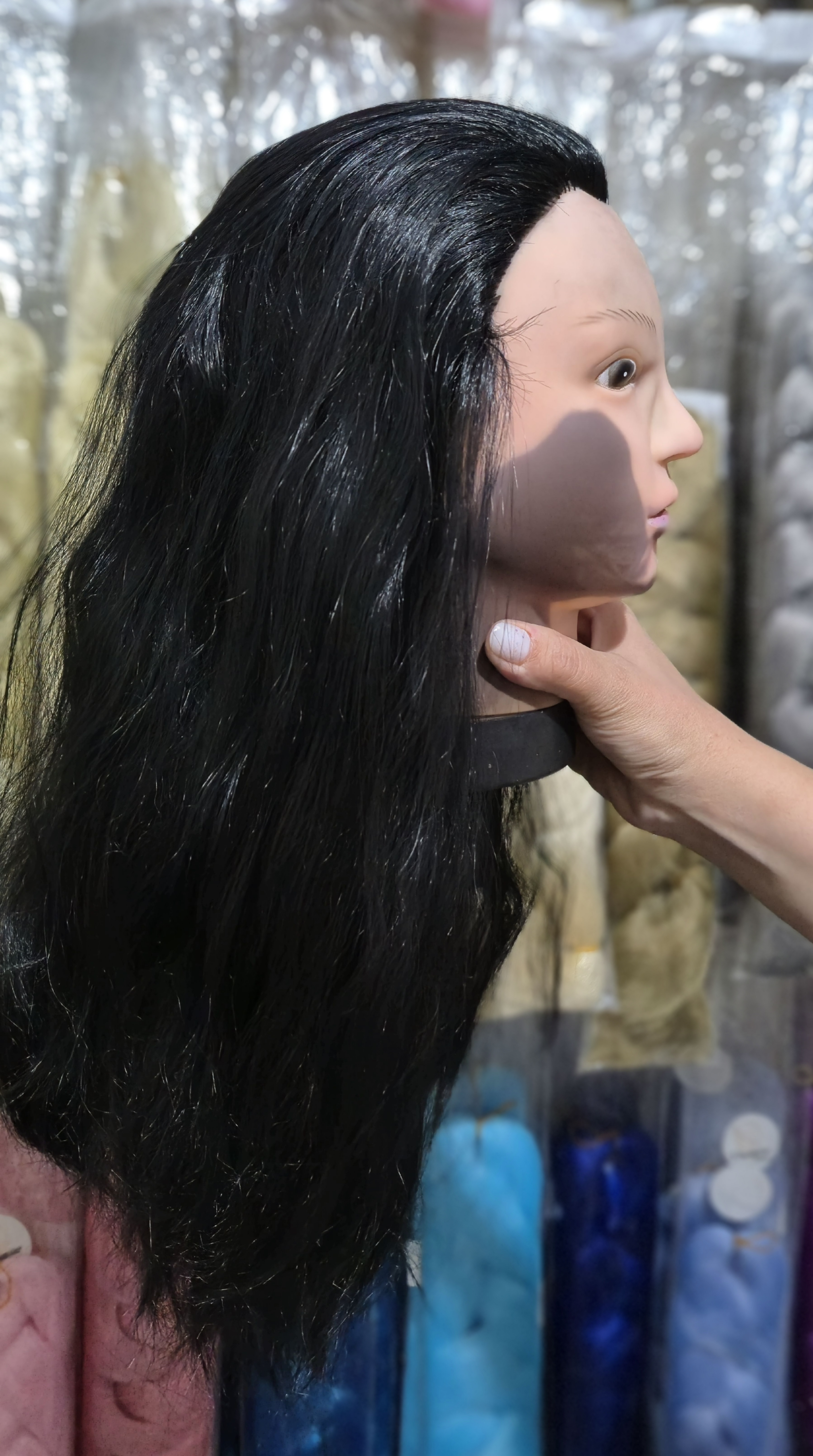 کله مانکن کوتاهی مو مدل ماه گرفتگی صورت ( تخفیف ویژه )